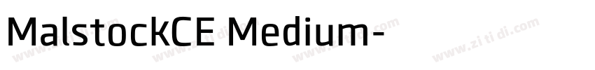 MalstockCE Medium字体转换